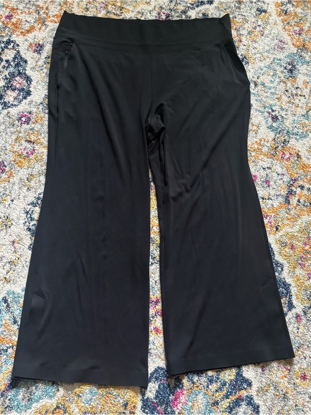 Athleta Black Venice Wide-Leg Women's Pants XXXL 3X